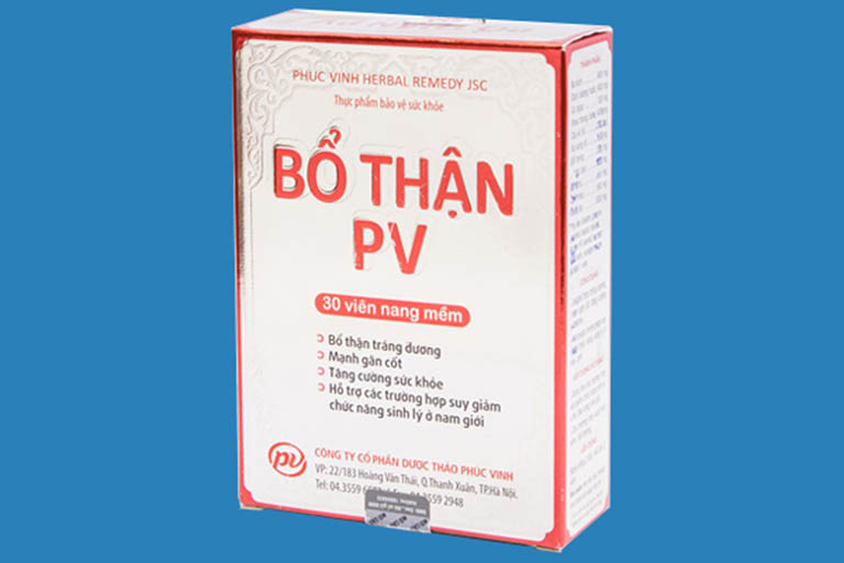 Bổ thận PV giúp bổ thận tráng dương
