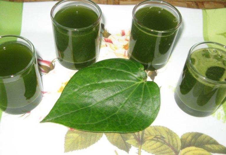 Chữa á sừng bằng lá trầu không