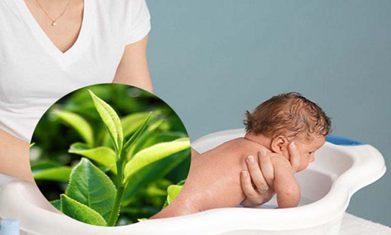 Tre bị vàng da tắm lá gì