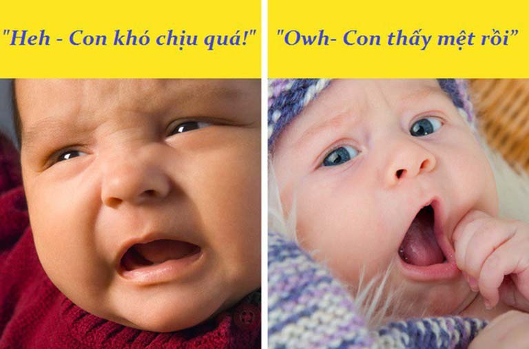 Bé khóc nhiều có bị viêm họng không?