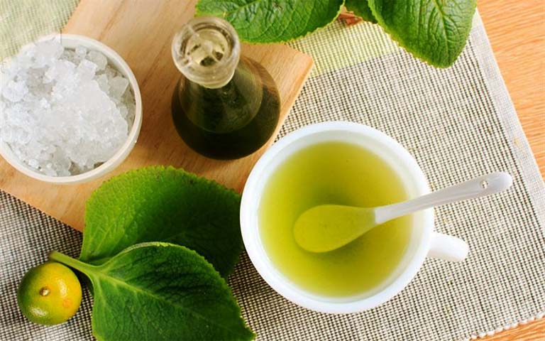 lá xương sông trị ho