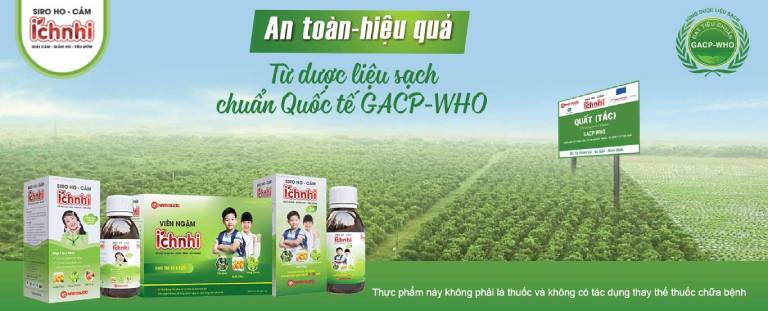 Siro chữa ho - cảm Ích Nhi 
