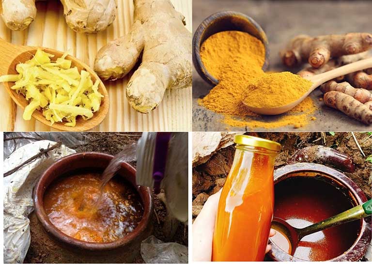 cách dùng rượu gừng nghệ sau sinh