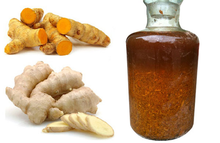 cách dùng rượu gừng nghệ sau sinh