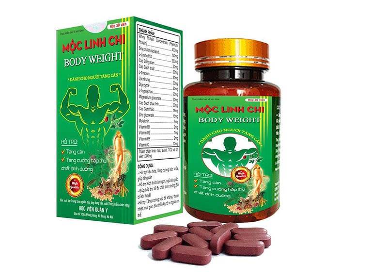 TPBVSK Mộc Linh Chi Body Weight - Sản phẩm tăng cân an toàn hiệu quả