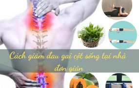 cách giảm đau gai cột sống