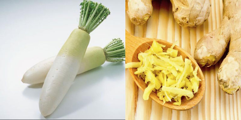 Chữa viêm họng hạt bằng gừng