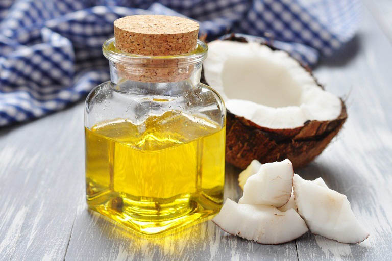 chữa vảy nến bằng dầu dừa