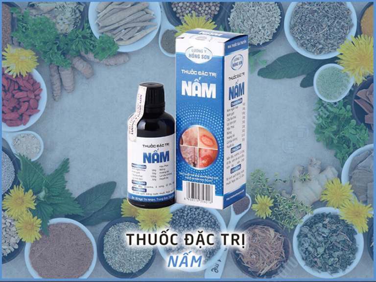 Thuốc trị nấm Hồng Sơn được chiết xuất từ thảo dược thiên nhiên, được đánh giá cao về mức độ an toàn 