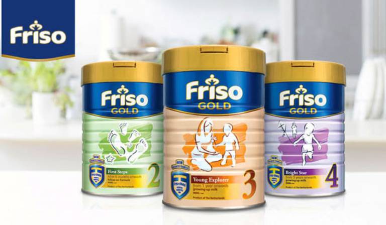 Sữa Friso được nhiều mẹ đánh giá là giúp bé tăng cân ổn định được nhiều mẹ bỉm tin tưởng lựa chọn