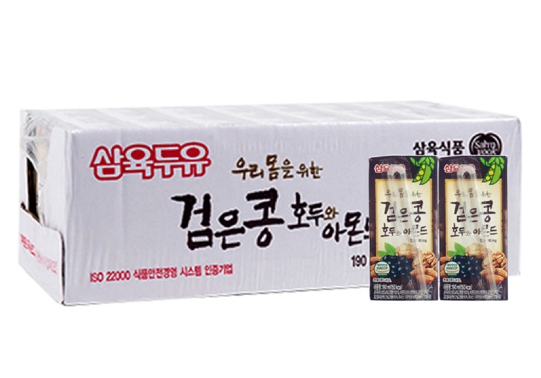 Sữa đậu đen óc chó hạnh nhân SahmYook