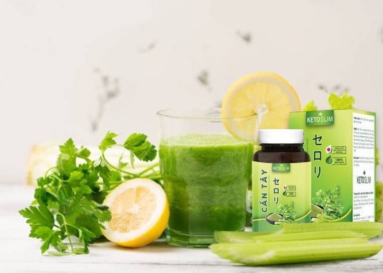 bột cần tây giảm cân