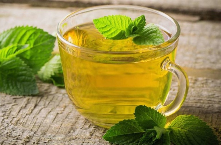 giảm cân với trà bạc hà