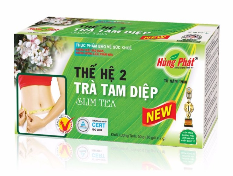 Trà giảm cân Tam Diệp thế hệ 2