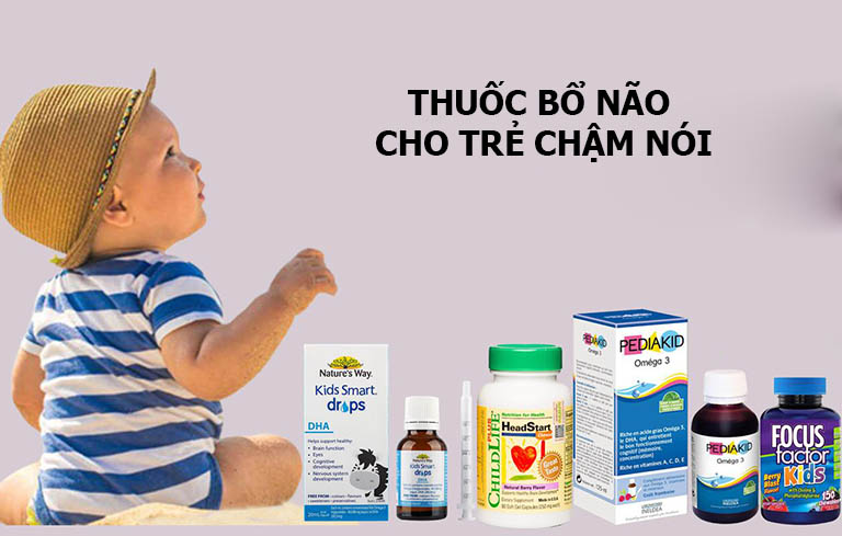Có nên dùng thuốc uống bổ não cho trẻ chậm nói không?